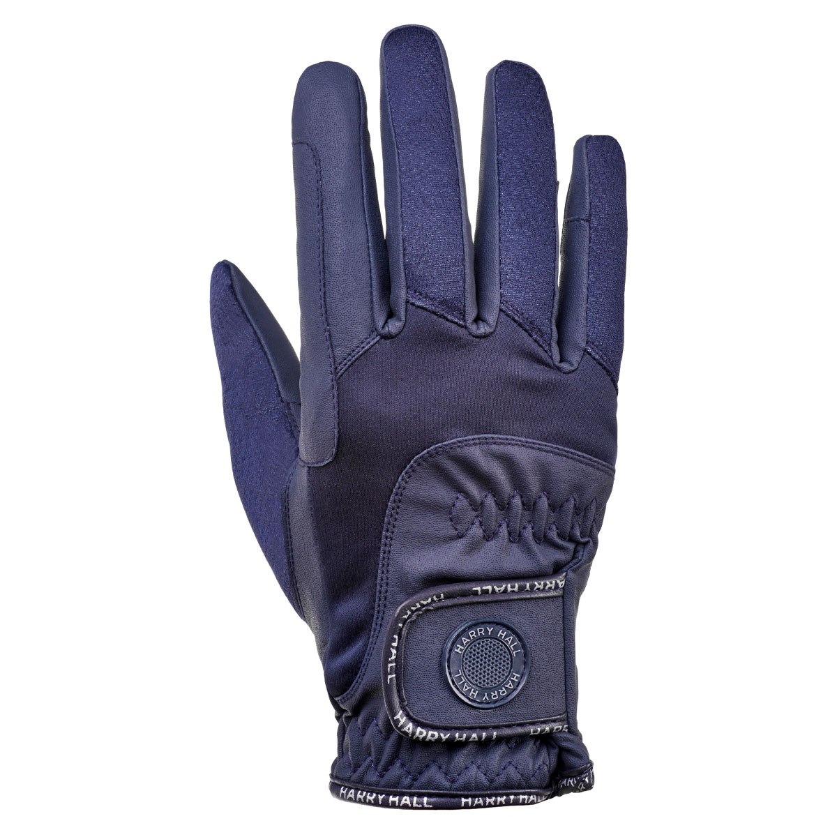 blue waterproof riding glove